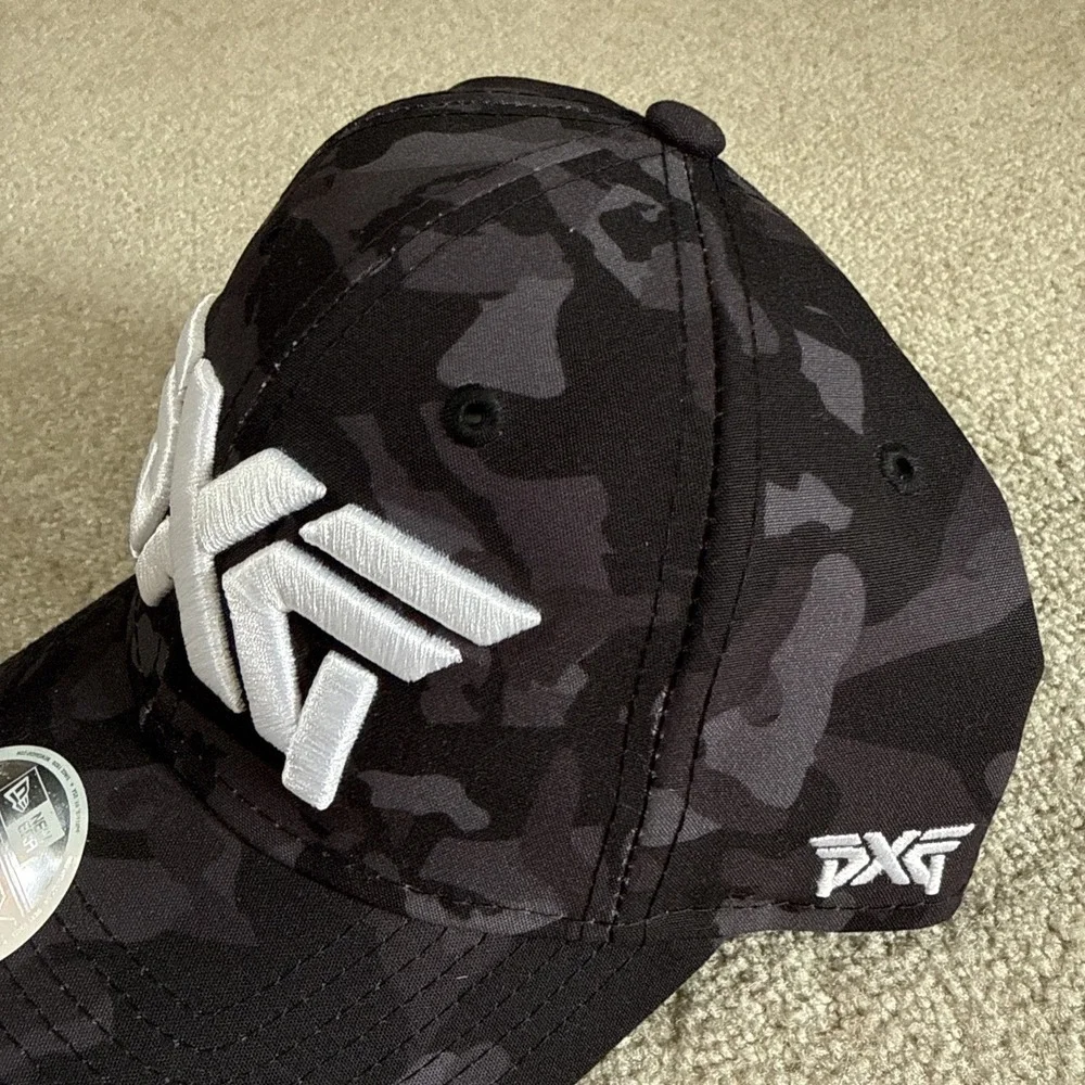 PXG New Era 9TWENTY Hat Black Camo Adjustable Golf Baseball Cap Polyester Womens